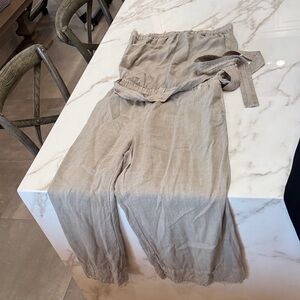 Cloth & Stone Tan Jumpsuit